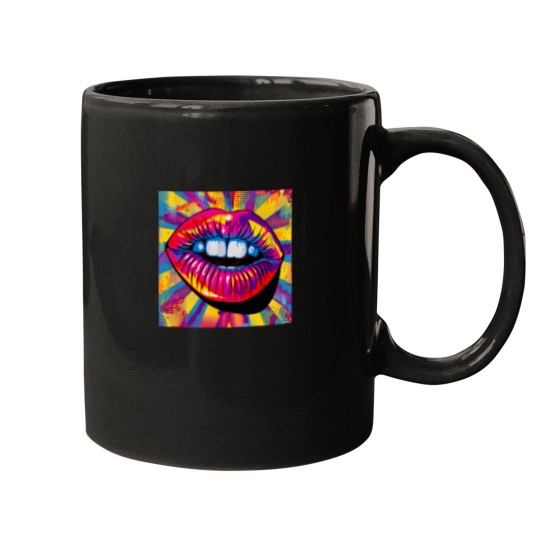 Discover Lips 80'S 1 Mugs