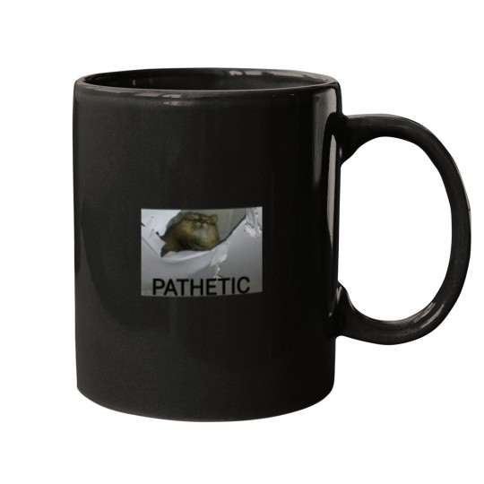 Discover 'Pathetic' cat Mugs