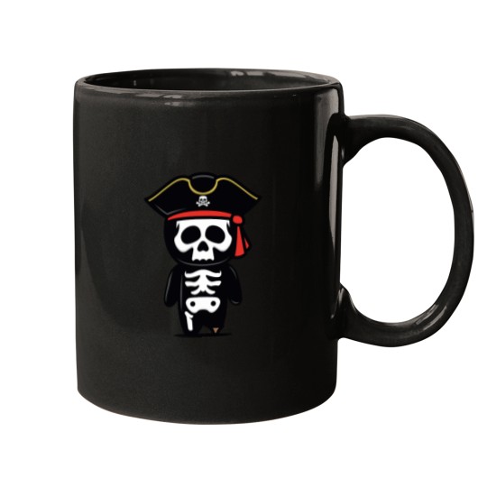 Discover Pirate Skeletonn Mugs