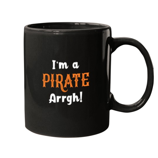 Discover I'M A Pirate Arrgh! Funny Halloween Mugs