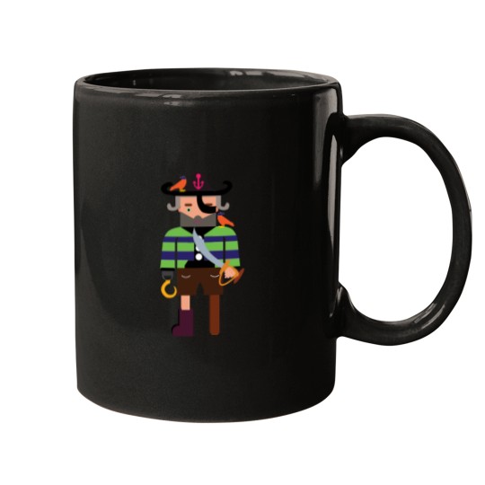 Discover Kid friendly pirate design Mugs