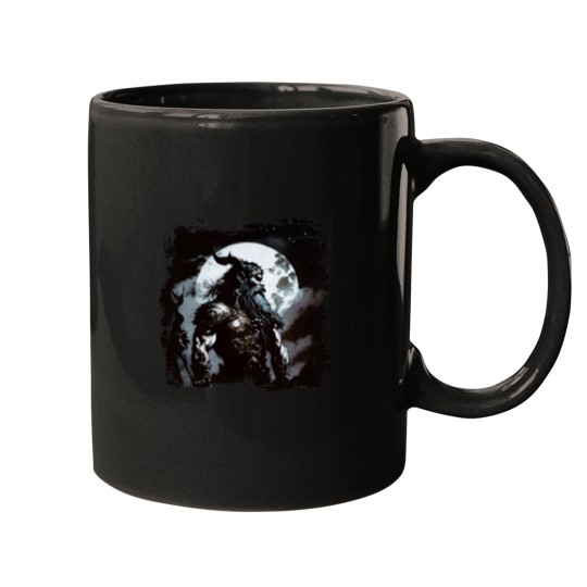 Discover Shadow Man BRZRKR BerserkerViking Mugs