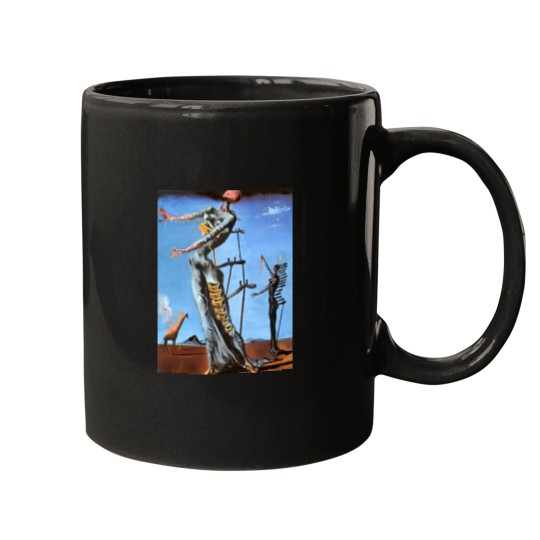 Discover Salvador Dali The Burning Giraffe Art Print Surrealism Surreal Style Mugs