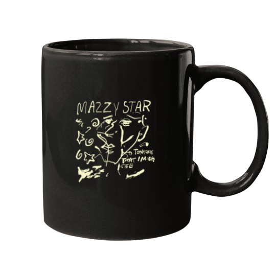 Discover Mazzy Star Mugs - Star So Tonight That basic black 90s Mugs