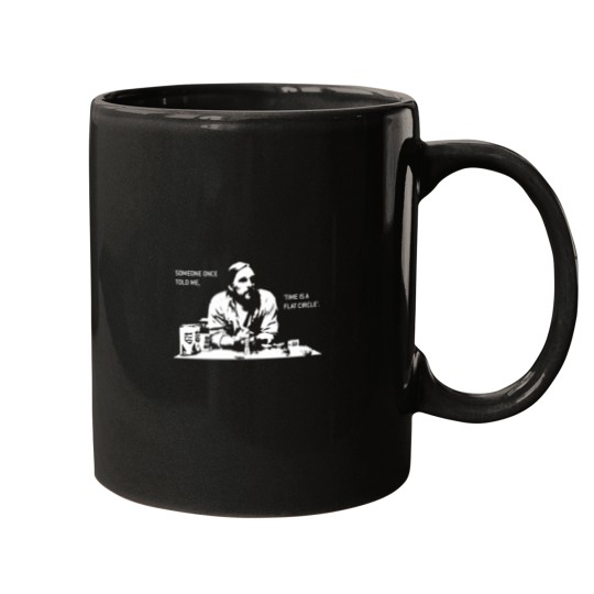Discover Time is a Flat circles Mugs
