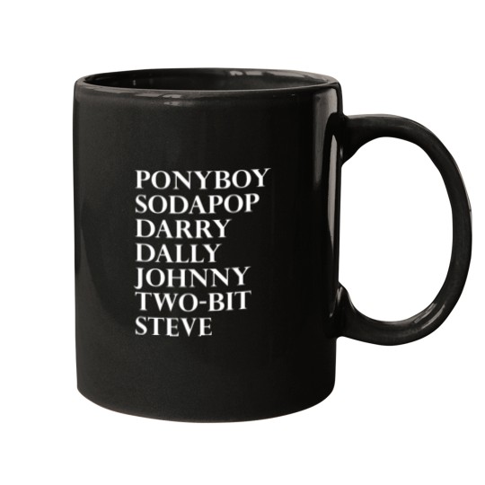 Discover The Outsiders The Greasers Mugs