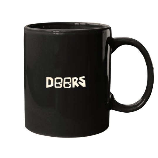 Discover doorss robloxs Title Mugs