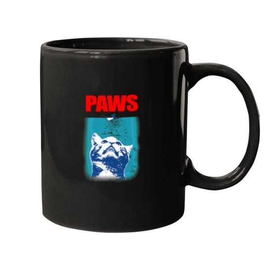 Discover Kitty with large Jaws attacking a mouse PAWS Mugs