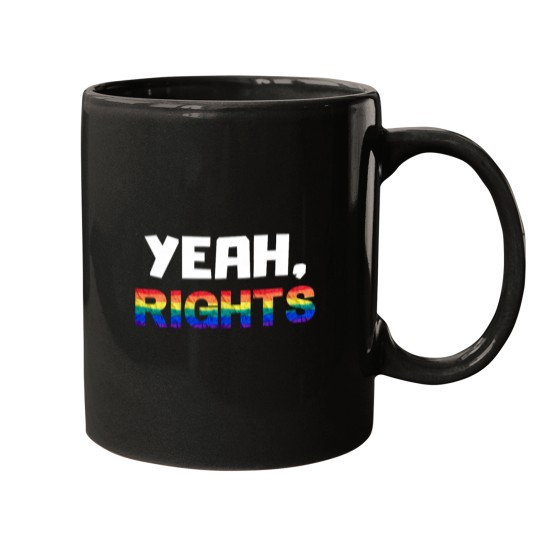 Discover Yeah Rights LGBTQ Human Rights Mugs