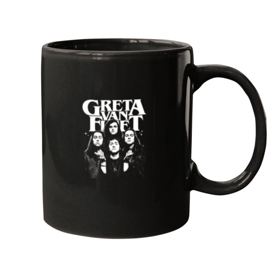 Discover Greta Van Fleet Tour 2024 Mugs, Classic 90s Greta Van Fleet Mugs