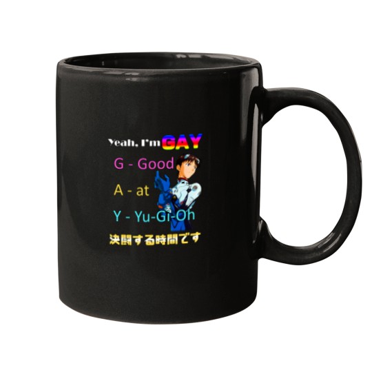 Discover Yeah Im Gay Good at Yugioh Mugs