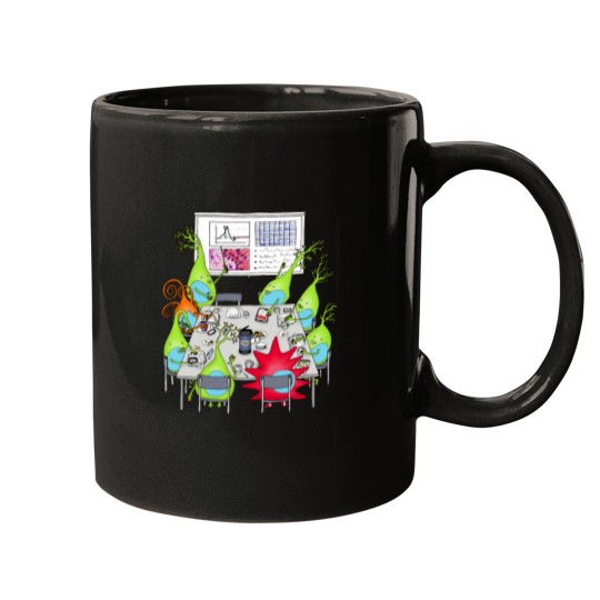 Discover Brain Cell Lab Meeting Mugs