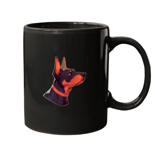 Discover Aesthetic Doberman Art Mug