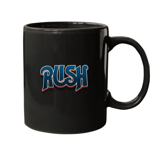 Discover Rush Band 3D #3 Mugs