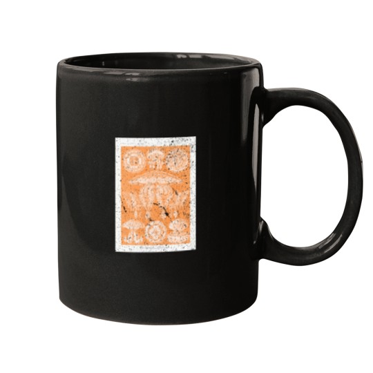 Discover Vint age Jellyfish Poster Mugs