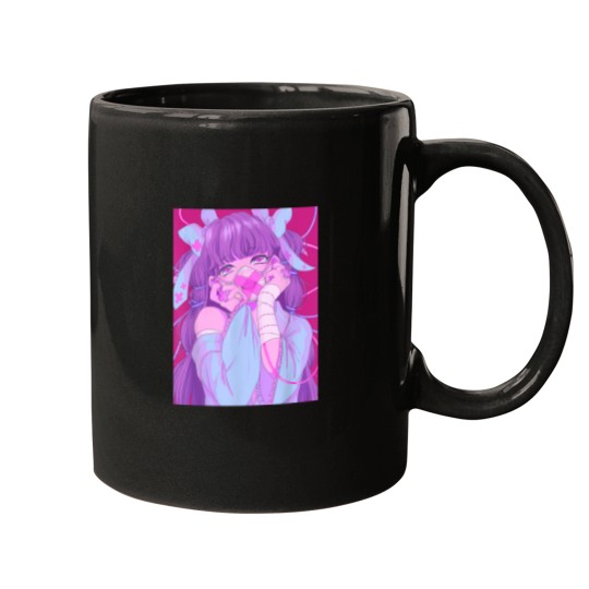 Discover Pastel Goth Yami Kawaii Menhera Waifu Anime Girl Mugs