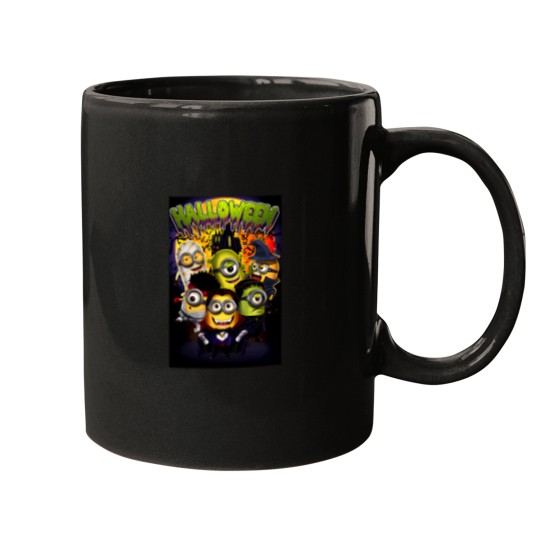 Discover Unisex Halloween Minions Jersey Short Sleeve Mugs