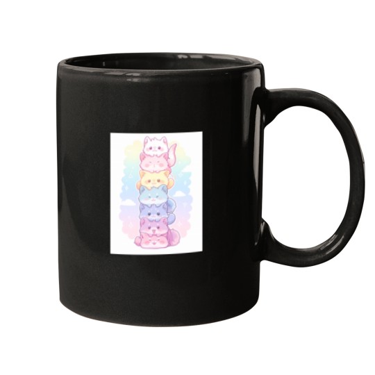 Discover Pastel Cutie Cats Mugs