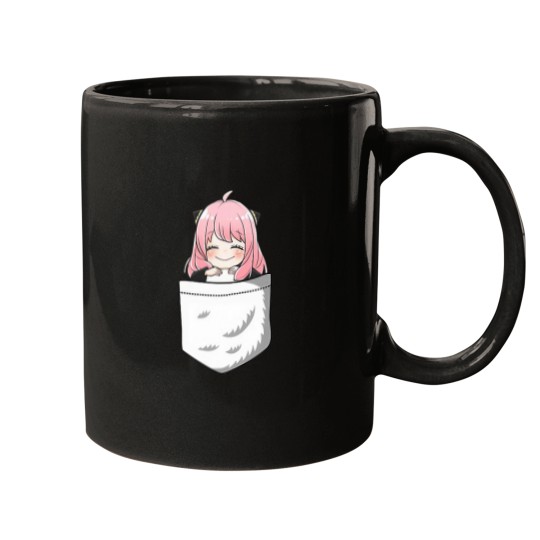 Discover Kawaii Cute Anya In The Pocket Spy x Art Family Mugs