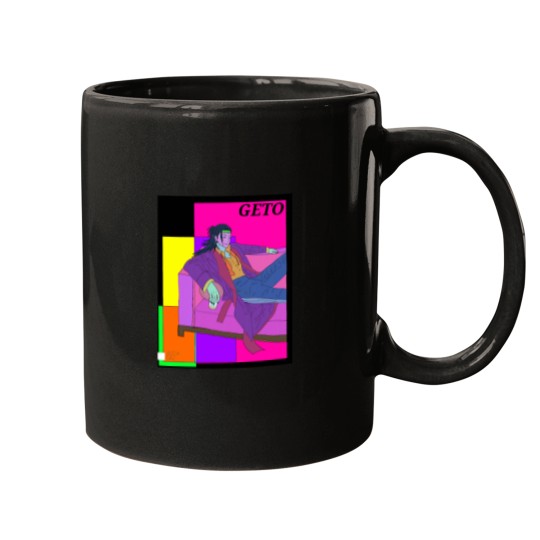 Discover Neon Lounging Geto Mugs