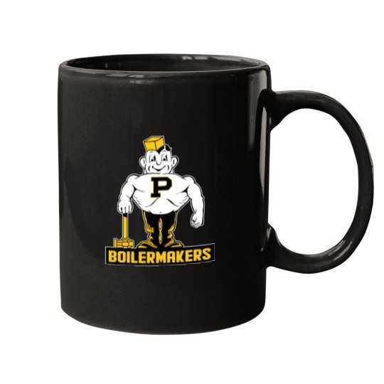 Discover Vintage Boilermaker mascot - Purdue - Mugs