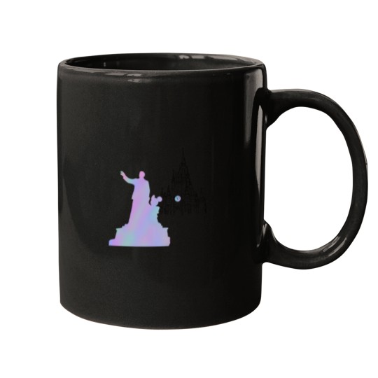 Discover 50th anniversary castle and statue Mugs