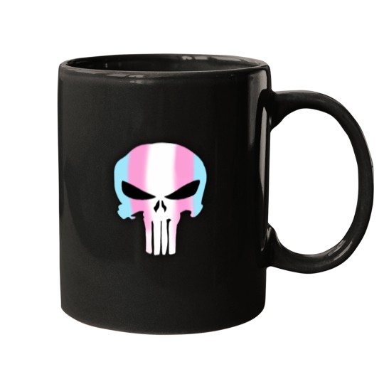 Discover Trans Pride Skull Mugs