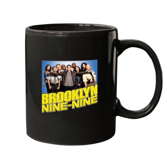 Discover Brooklynss nine nine cast and logo Essential Mugs