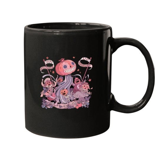 Discover Over The Garden Wall Mugs, Vintage Pottsfield Halloween Pumpkin Mugs