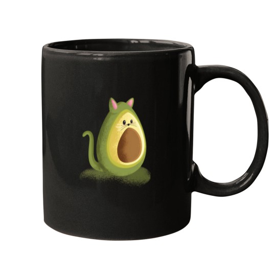 Discover Avocado Cat Mugs