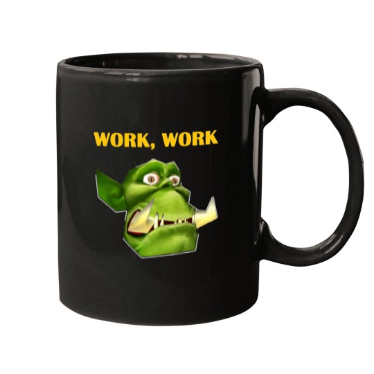 Discover Office peon workaholic Mugs