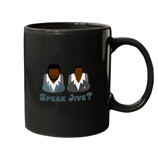 Discover Speak Jive Movie Design Mugs