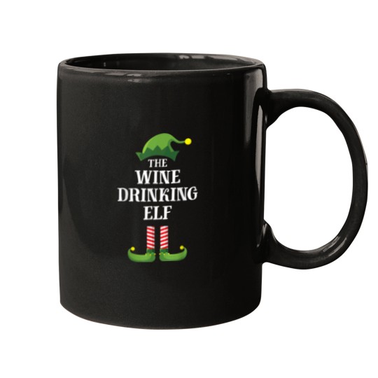 Discover winess Drinking Elf Matching Family Group Christmas Mugs