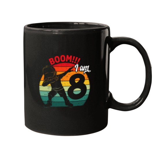 Discover Dabbings Boy 8th Birthday Party 8 Eight Years Old Kids Boys Mugs