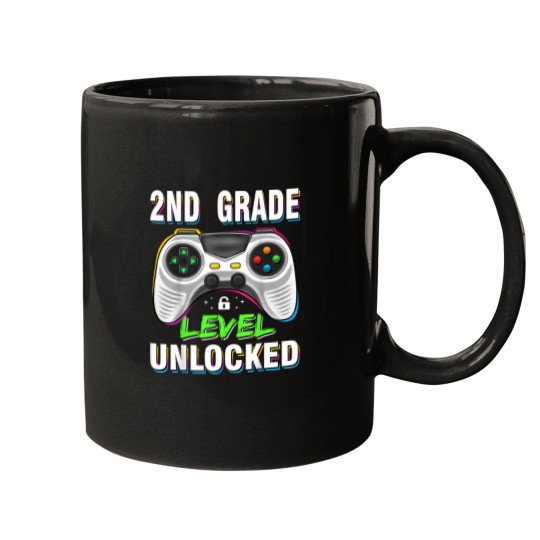Discover 2Nd Grade Level Unlocked Video Game Back To School Mugs
