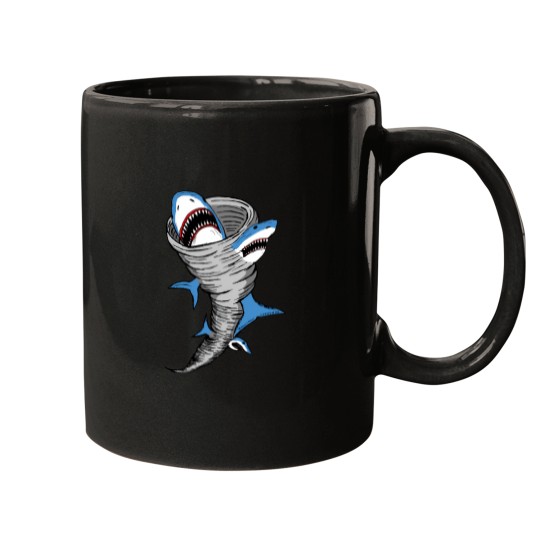Discover Shark Tornado Mugs