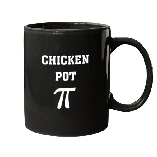 Discover Chicken Pot Pie Pi Funny Math Joke Essential Mugs