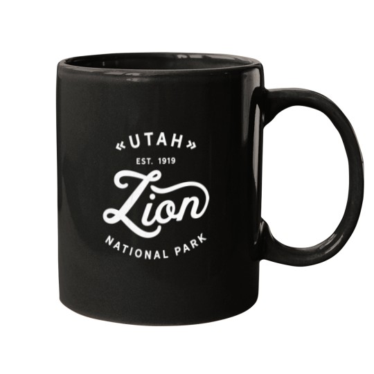 Discover Zion Utah National Park Outdoor Explore and Adventure Mugs