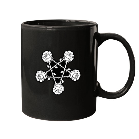 Discover Rose Pentagram Mugs