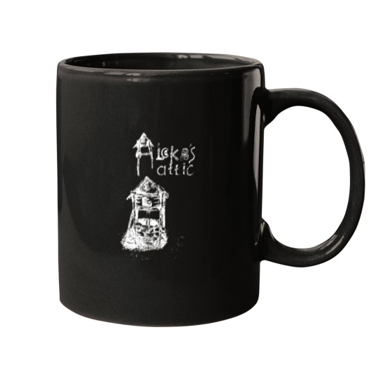 Discover Alekas Attic 1 White Logo Mugs