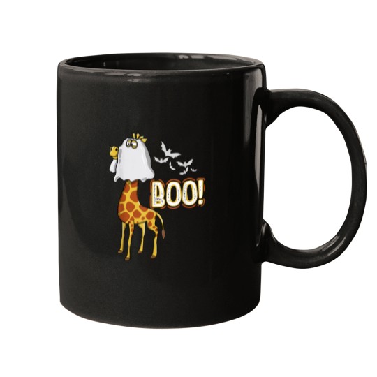 Discover Giraffe Boo Halloween Fun Costume Party Mugs