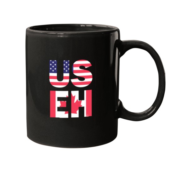 Discover US EH American Canadian Funny Meme Quote Mugs