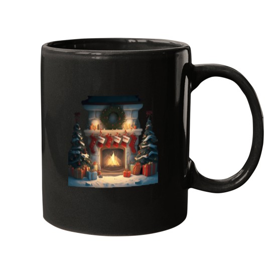 Discover A Santa Claus House Mugs
