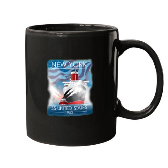 Discover Ss United States Cruise Ship Mugs