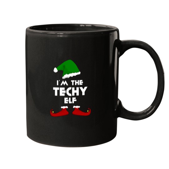 Discover I'M The Techy Elf - Family Funny Christmas Shirts Mugs