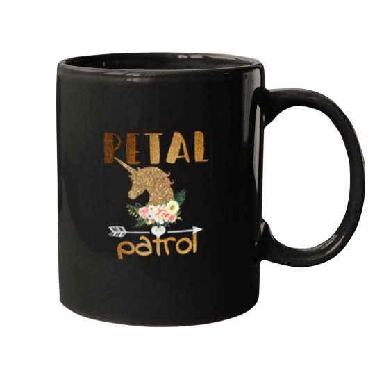Discover Petal Patrol Wedding Gift Flower Girls Bridal Party Cute Mugs