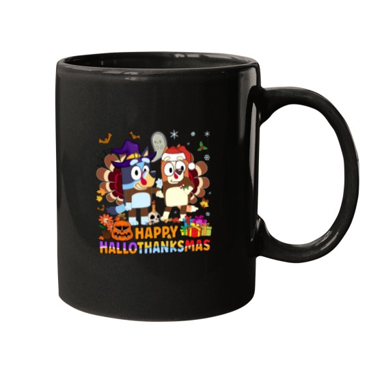 Discover BlueyDad Bingo Hallothanksmas Mug