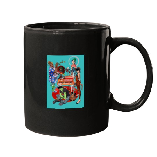 Discover Gorillaz Cool Member Cartoon Mug