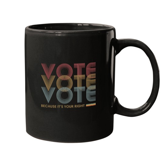 Discover Vote Mug for Election 24 and Political Activism