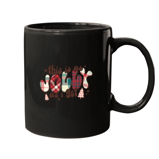 Discover Christmas Plaid Mugs